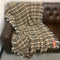 5/A Baker Plaid Afghan 50in x 70in